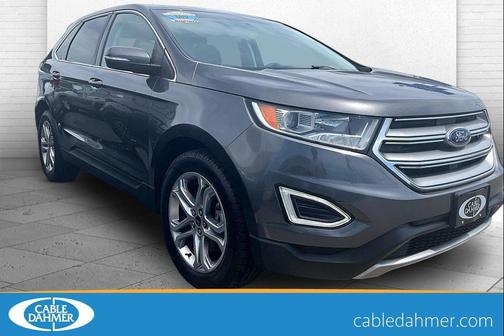 Magnetic Metallic 2017 Ford Edge Titanium