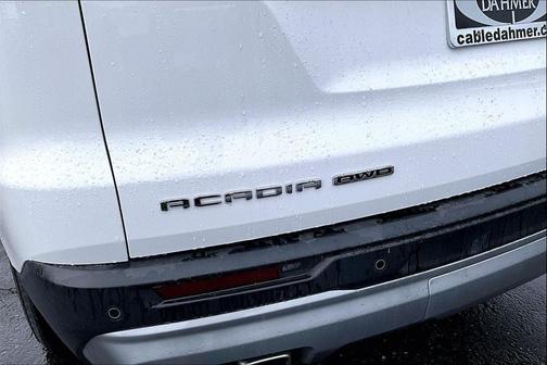 Summit White 2025 GMC Acadia AWD Elevation