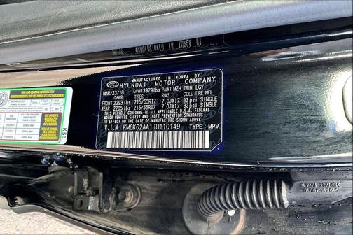 Ultra Black 2018 Hyundai KONA SEL