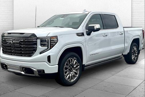 Glacier White Tricoat 2026 GMC Sierra 1500 Denali Ultimate