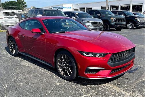 Rapid Red Metallic Tinted Clearcoat 2024 Ford Mustang EcoBoost Premium