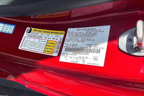 Rapid Red Metallic Tinted Clearcoat 2024 Ford Mustang EcoBoost Premium