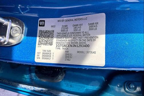 2022 GMC Canyon Elevation