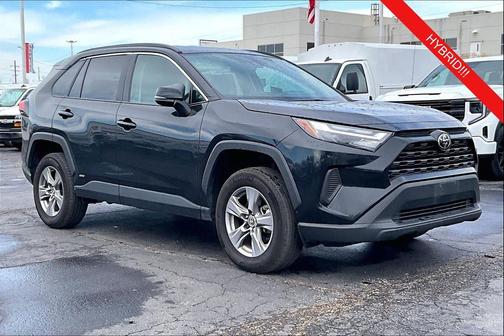 Midnight Black Metallic 2025 Toyota RAV4 Hybrid LE