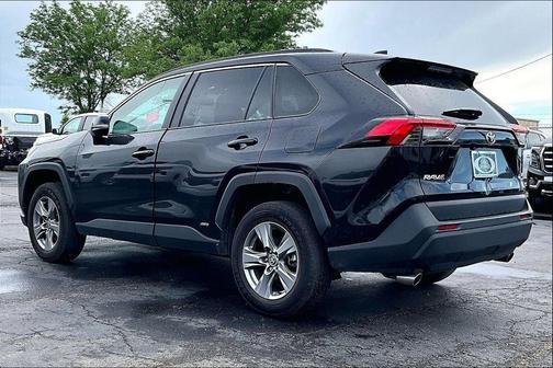 Midnight Black Metallic 2025 Toyota RAV4 Hybrid LE