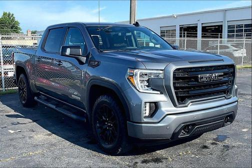 Satin Steel Metallic 2021 GMC Sierra 1500 Elevation