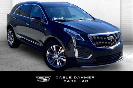 Stellar Black Metallic 2025 Cadillac XT5 Premium Luxury