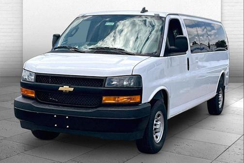Summit White 2026 Chevrolet Express 3500 3500 Extended Wheelbase, LS, RWD