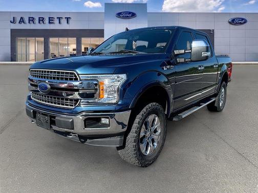 Blue 2019 Ford F-150 Lariat