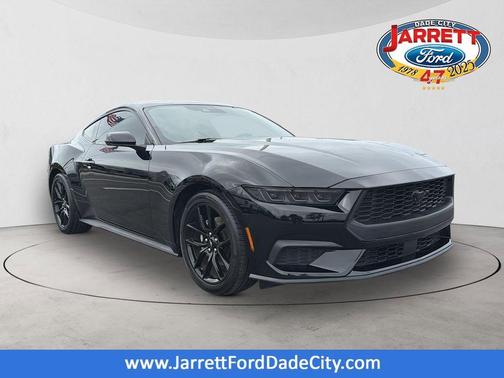 Shadow Black 2025 Ford Mustang EcoBoost