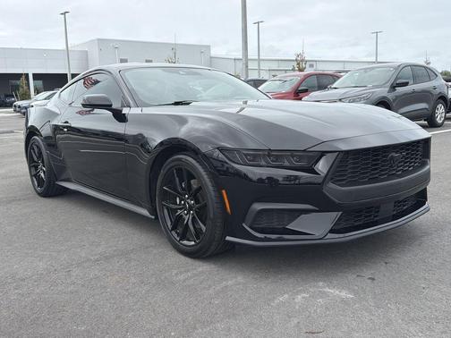 Shadow Black 2025 Ford Mustang EcoBoost