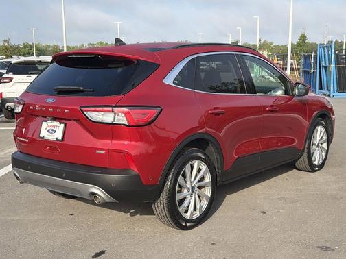 Rapid Red Metallic Tinted Clearcoat 2022 Ford Escape Titanium Hybrid