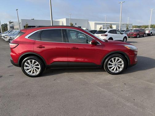Rapid Red Metallic Tinted Clearcoat 2022 Ford Escape Titanium Hybrid