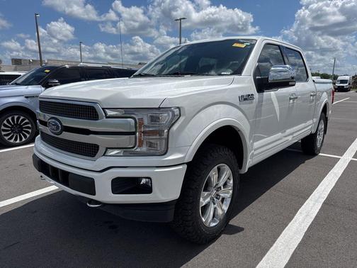 White Metallic 2020 Ford F-150 Platinum