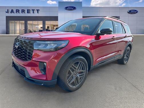 Rapid Red Metallic Tinted Clearcoat 2026 Ford Explorer ST-Line
