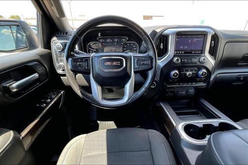 Pacific Blue Metallic 2021 GMC Sierra 1500 Elevation