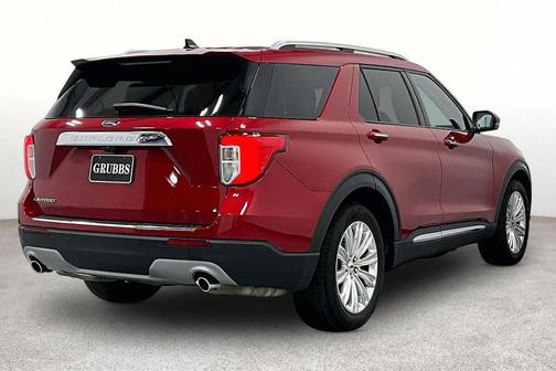 Red Metallic 2022 Ford Explorer Limited
