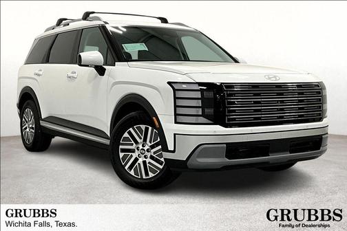 Creamy White Pearl 2026 Hyundai Palisade Hybrid Blue SEL 7P