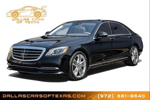 Black 2018 Mercedes-Benz S-Class S 560 Sedan