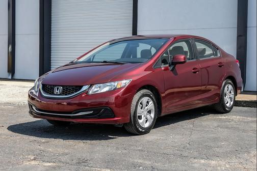 Crimson Pearl 2013 Honda Civic LX