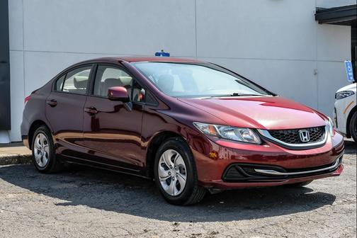 Crimson Pearl 2013 Honda Civic LX