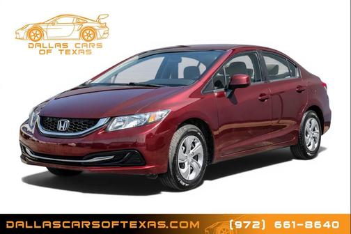 Crimson Pearl 2013 Honda Civic LX
