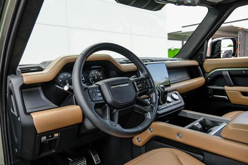 Pangea Green Metallic 2025 Land Rover Defender 130 P400 X