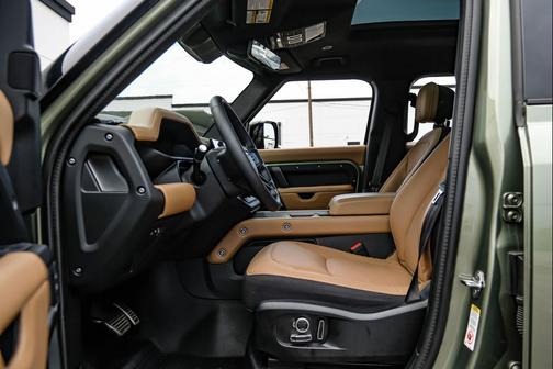 Pangea Green Metallic 2025 Land Rover Defender 130 P400 X