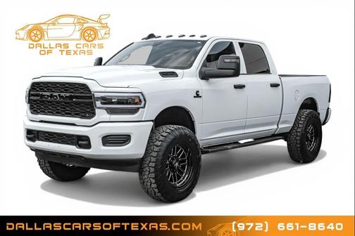 Bright White Clearcoat 2023 RAM 2500 Tradesman Crew Cab 4x4 6'4' Box