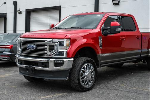Rapid Red Metallic Tinted Clearcoat 2021 Ford F-350 Lariat