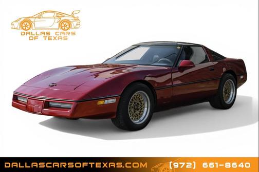 Red 1987 Chevrolet Corvette Base
