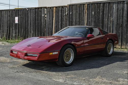 Red 1987 Chevrolet Corvette Base