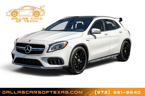 Cirrus White 2018 Mercedes-Benz AMG GLA 45 Base 4MATIC