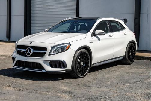 Cirrus White 2018 Mercedes-Benz AMG GLA 45 Base 4MATIC