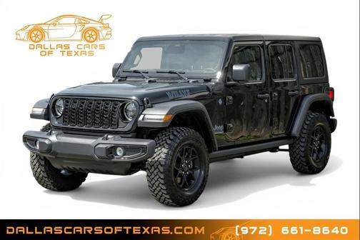 Black Clearcoat 2025 Jeep Wrangler 4xe Willys