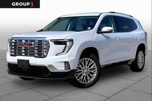 Glacier White Tricoat 2026 GMC Acadia Denali