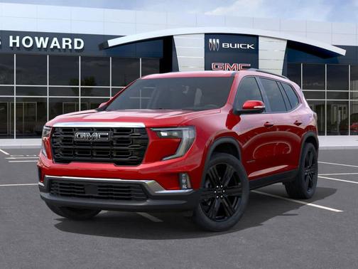 Volcanic Red Tintcoat 2026 GMC Acadia FWD Elevation