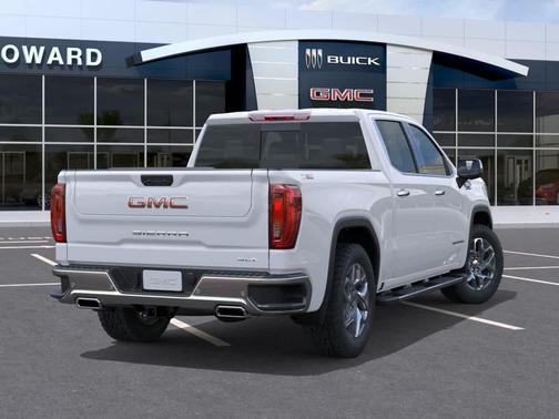 Glacier White Tricoat 2026 GMC Sierra 1500 SLT