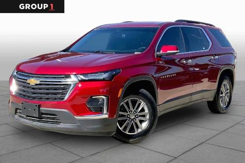 Radiant Red 2023 Chevrolet Traverse LT Cloth