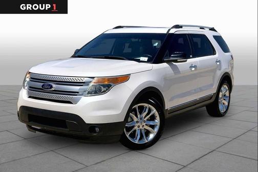 WHITE PLATINUM MET TRI-COAT 2015 Ford Explorer XLT