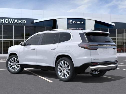 Glacier White Tricoat 2026 GMC Acadia Denali