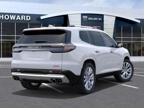 Glacier White Tricoat 2026 GMC Acadia Denali