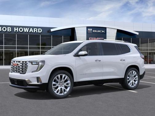Glacier White Tricoat 2026 GMC Acadia Denali