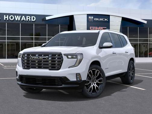 Glacier White Tricoat 2026 GMC Acadia Denali