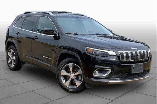 Diamond Black Crystal Pearlcoat 2019 Jeep Cherokee Limited