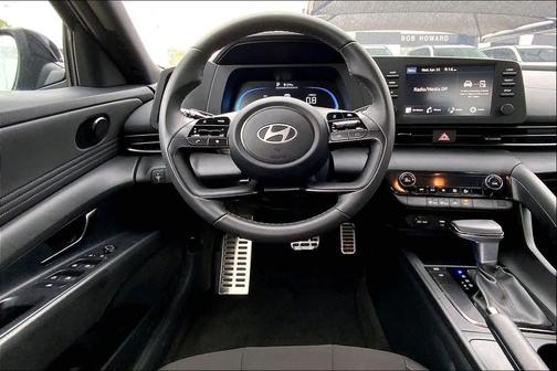 Black 2025 Hyundai ELANTRA SEL Sport