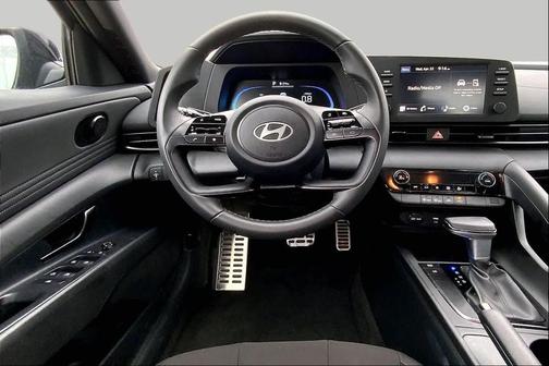 Abyss Black 2025 Hyundai ELANTRA Sport