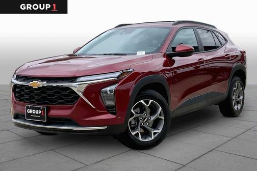 Crimson Metallic 2025 Chevrolet Trax LT