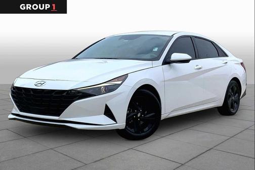 Quartz White 2021 Hyundai ELANTRA SEL