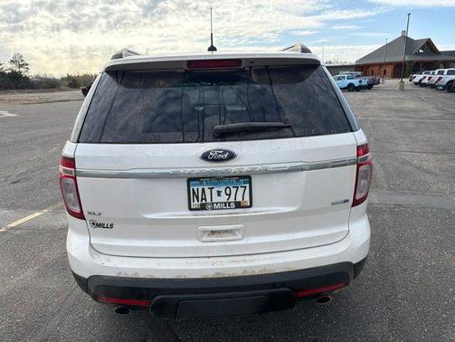 White Platinum Metallic Tri-Coat 2015 Ford Explorer XLT